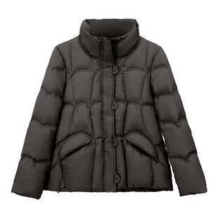 高端妈妈冬装短款羽绒服2025新款中年女装加厚棉袄中老年90绒外套