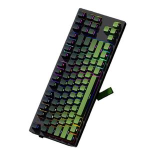 潮玩客侧刻键帽pbt抹茶狼蛛f87透光渐变欧希德vgn机械键盘oem高度