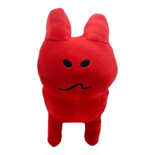 跨境Roblox Forsaken Gubby兔子毛绒玩具红兔子公仔挂件儿童礼物