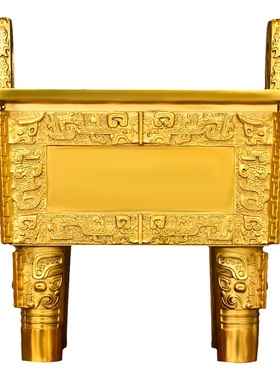 铜鼎摆件四方鼎家居店铺礼品