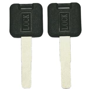 塑柄保险柜钥匙胚平板光板7.0宽保险箱锁芯钥匙胚LOCK胚技家锁业