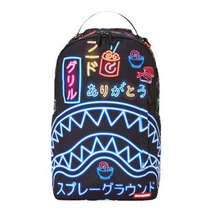 SprayGround 包包霓虹双肩包潮鲨鱼嘴大容量背包男女学生书包