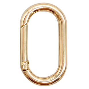 旦形弹簧扣金属环挂钩扣圆环椭圆圈扣钥匙圈开口环包包扣五金配件