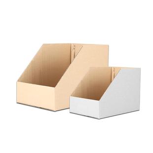 仓库货架分类纸箱电商库位盒商超零食陈列盒斜口收纳盒分隔箱纸盒