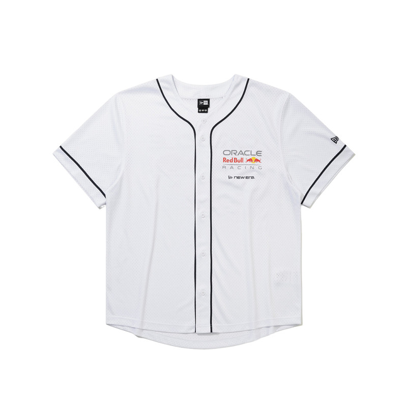 韩国代购NEW ERA X RED BULL RACING纽亦华X红牛联名网眼衬衫白