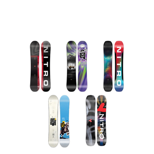 2526Nitro男款单板滑雪板滑雪雪板尼卓全能刻滑公园平花男彩虹