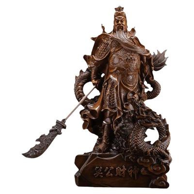 大号关公像家用供奉武财神摆件