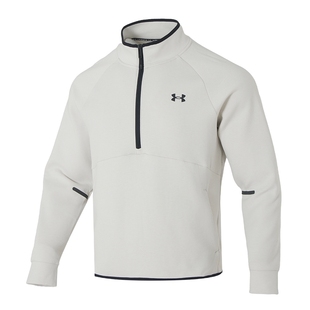 UA安德玛Unstoppable男子半拉链运动休闲卫衣春季新款训练套头衫