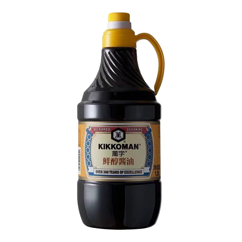万字鲜醇纯酿造酱油1.8L