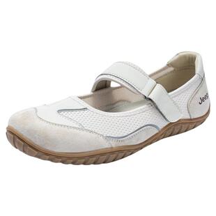 JEEP女鞋玛丽珍鞋女夏季2026新款厚底休闲浅口单鞋魔术贴芭蕾鞋子