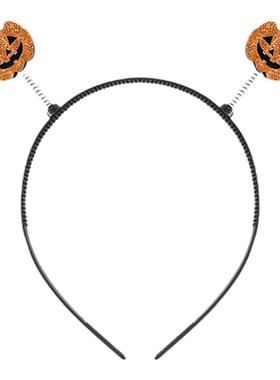 万圣节头饰暗黑恶魔角发箍