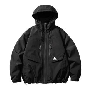 小彬国潮可拆卸内胆冬季男士羽绒服保暖三合一冲锋衣式工装外套潮