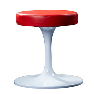 初森家具Tulip Stool郁金香凳简约现代旋转矮凳布艺皮艺妆台凳子