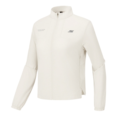 Skechers斯凯奇秋女子运动服舒适休闲梭织外套 P325W024/01B4