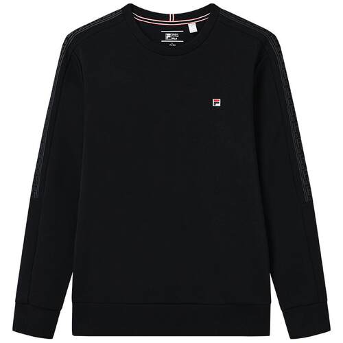 FILA 斐乐官方男子卫衣年秋季新款时尚简约休闲通勤针织男套头衫