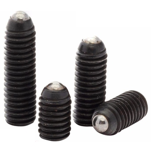12.9级无头内六角波子止付螺丝玻珠紧定 钢珠弹簧顶丝M8M10M12M16