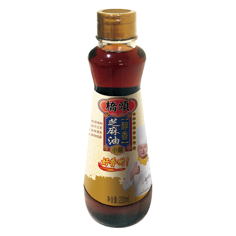 桥头小磨醇香芝麻油220ml