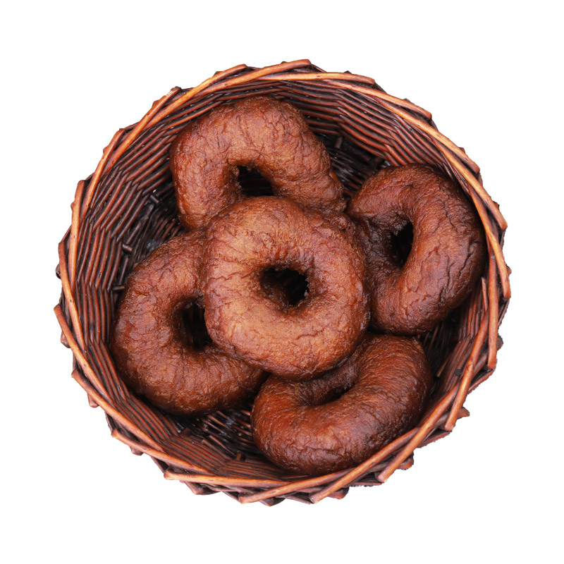 西北特色甘肃小吃荞麦面油圈圈速食早餐糕点香酥荞面油坨微甜现做