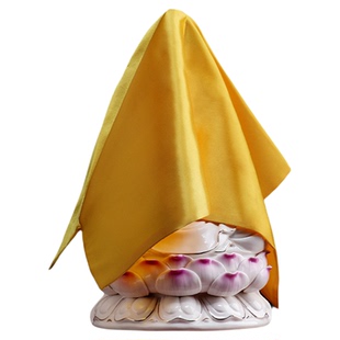 佛像黄布盖布防尘布佛堂黄色供桌布盖经布盖头遮盖观音盖佛像的布