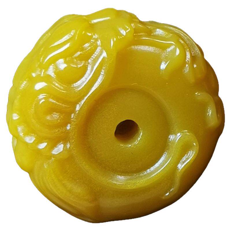 天然原矿战国红玛瑙红黄色龙扣隔珠顶配珠背云金刚菩提配饰平安扣