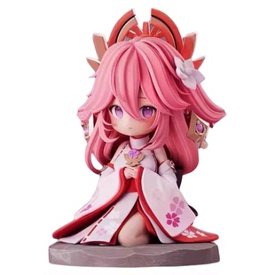 原神Q版八重神子手办二次元游戏周边美少女模型雕像机箱桌面摆件