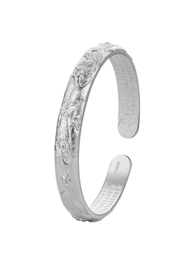 顺庆银楼足银9999喜上眉梢手镯