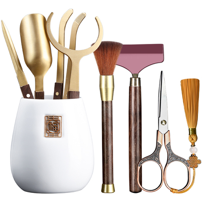 羊脂玉白瓷茶道套装|千人加购