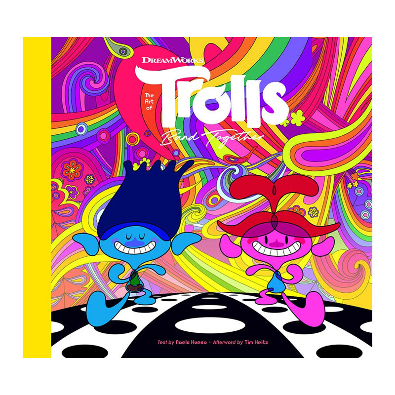 【预售】英文原版 梦工厂艺术:魔发精灵3 The Art of DreamWorks Trolls Band Together 英文生活 正版进口图书