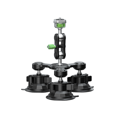 兰帕特三吸盘运动相机车载支架