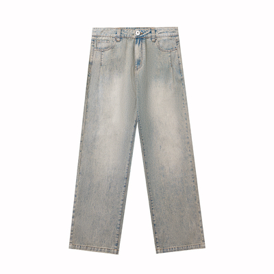 Madcloud夏季轻薄垂感牛仔裤男