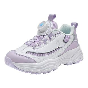 MIFFY米菲童鞋女童春秋舒适防水革面旋转扣休闲运动鞋轻便跑步鞋