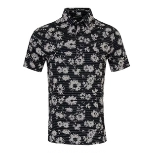 代购TravisMathew Shaded Grove POLO透气印花夏季高尔夫短袖T恤