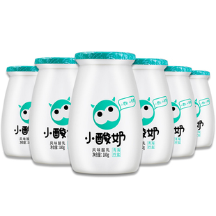 来思尔小酸奶整箱180g*12瓶青柠海盐味儿童早餐网红风味酸牛奶