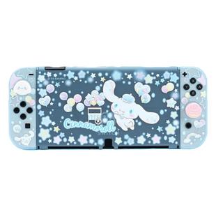 极想任天堂switch oled保护壳半透明三丽鸥正版联名保护套硬壳NS续航版可爱卡通防摔防尘酷洛米主机周边配件