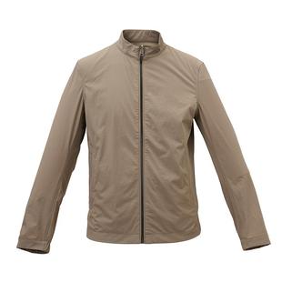 JODOLL乔顿【正反面可穿】男外套商务休闲卡其色立领弹力拉链夹克