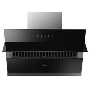 美的抽油烟机家用厨房侧吸式23大吸力挥手自动清洗官方旗舰店烟机