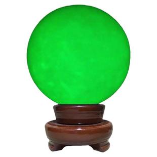 天然夜明珠夜光球发光玉石客办公摆件高端中式水晶情人节礼物之宝