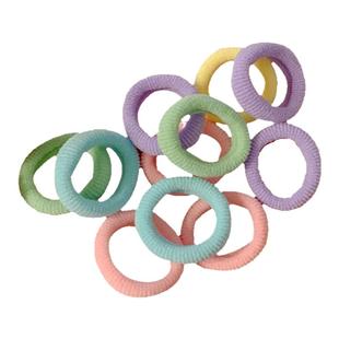 儿童橡皮筋宝宝发圈扎发小皮筋毛巾圈不伤发弹性好女童小揪揪头绳