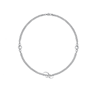 系列立体圆珠小号款锁骨链