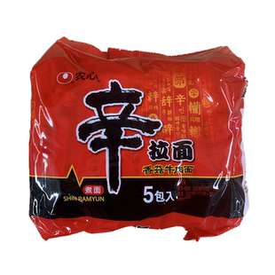 农心辛拉面辣白菜拉面方便面香菇牛肉面韩式煮面拌面速食面正宗