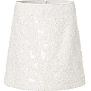 商场同款糖力 仙气梦幻A字短裙 秋冬季精致珠片小香风半身裙女