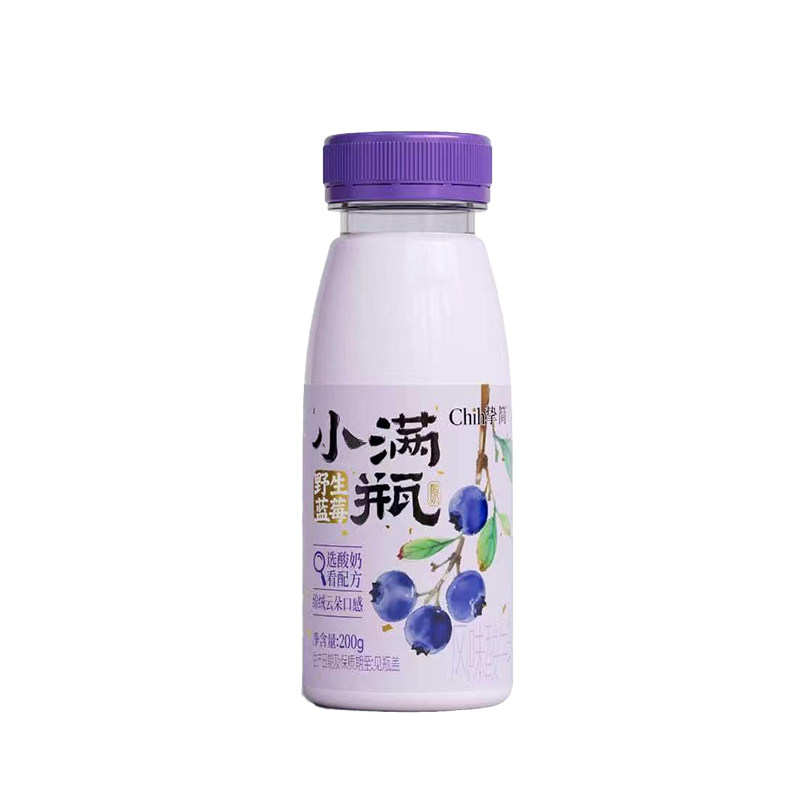 华山牧挚简小满瓶野生蓝莓风味酸低温酸奶