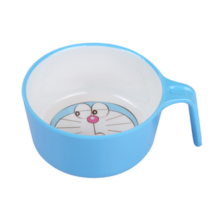 五和儿童碗带手柄家用防烫卡通可爱餐具幼儿园学生宝宝专用吃饭碗