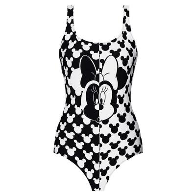 BE范德安清仓印花女士连体泳衣