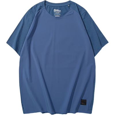 狼爪男士复古透气短袖