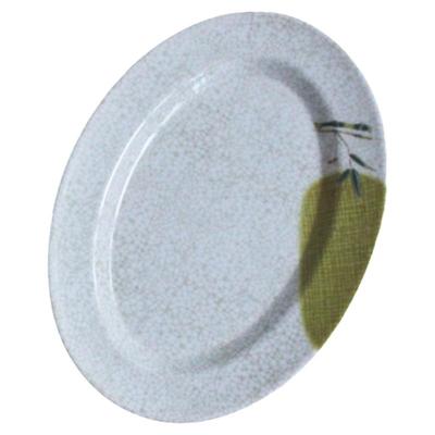 仿瓷椭圆形火锅菜盘子加厚快餐盘