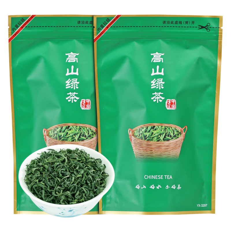 买一斤送半斤 2024新茶叶春茶高山云雾绿茶浓香型袋装散装共750g