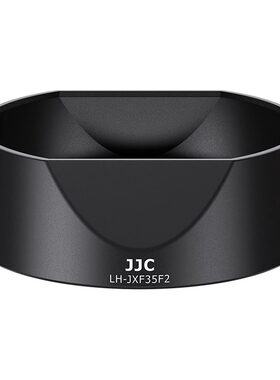JJC适用富士遮光罩XC 35mm F2/XF 23mm F2 R WR/XF 35mm F2 R WR镜头保护罩XT30III XH2S XS20 XT5微单配件