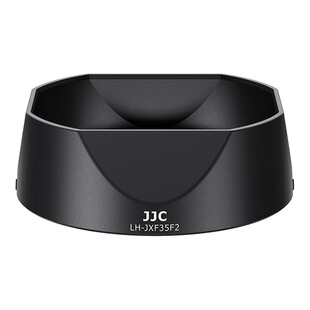 JJC适用富士XC 35mm F2遮光罩XF 23mm F2 R WR/XF 35mm F2 R WR镜头保护罩XT30III微单XH2S XS20 XT5相机配件