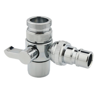 洗衣机水龙头转接头一分二切换阀进水软管多功能一进二出三通配件